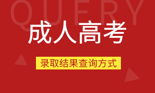 2021安徽成人高考录取结果查询